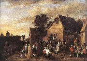 TENIERS, David the Younger Flemish Kermess fh oil painting on canvas